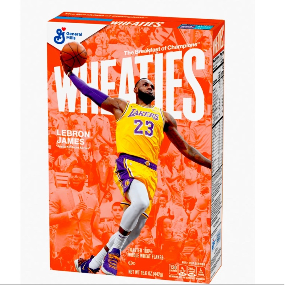LeBron James Wheaties Box